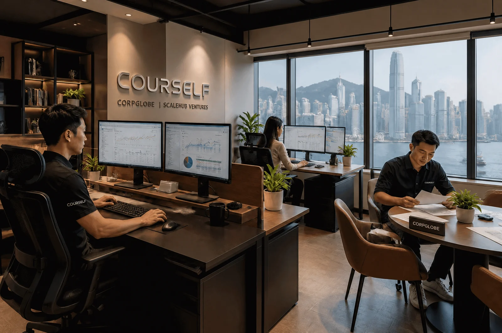Hong Kong ofisinde çalışan ekip